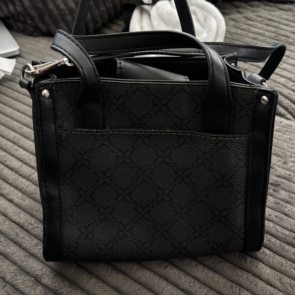 Nine West Black and Gray Satchel - Picture 3 of 3